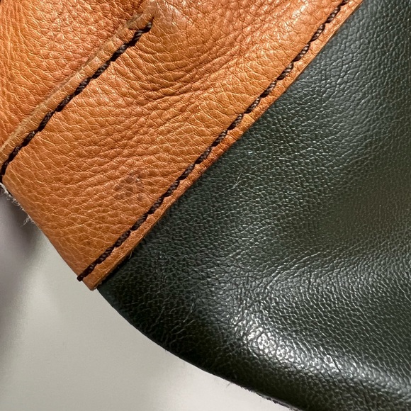 Lucky Brand Leather Patchwork Shoulder Hobo Bag - Picture 15 of 16